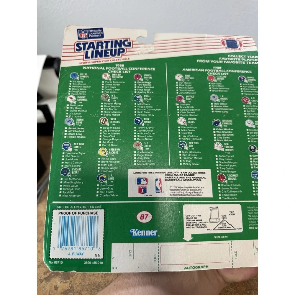 Vintage John‎ Elway Figure 1988 Unopened Package